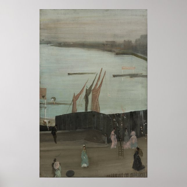 Póster Whistler - Variations In Pink And Grey Chelsea (Frente)