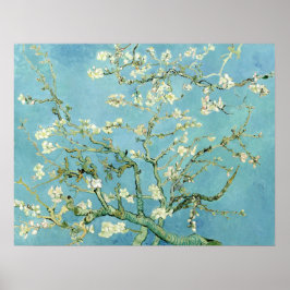 Póster White almond blossom by Vincent Van Gogh