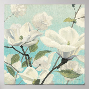 Póster White Blossoms from the South