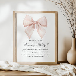 Póster White Bow: ¿Qué tan grande es el juego de ducha Be