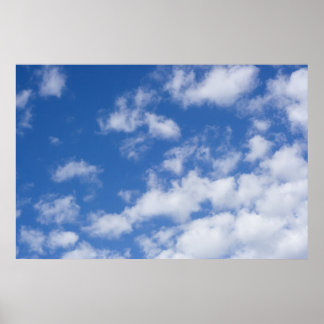 Póster White clouds.