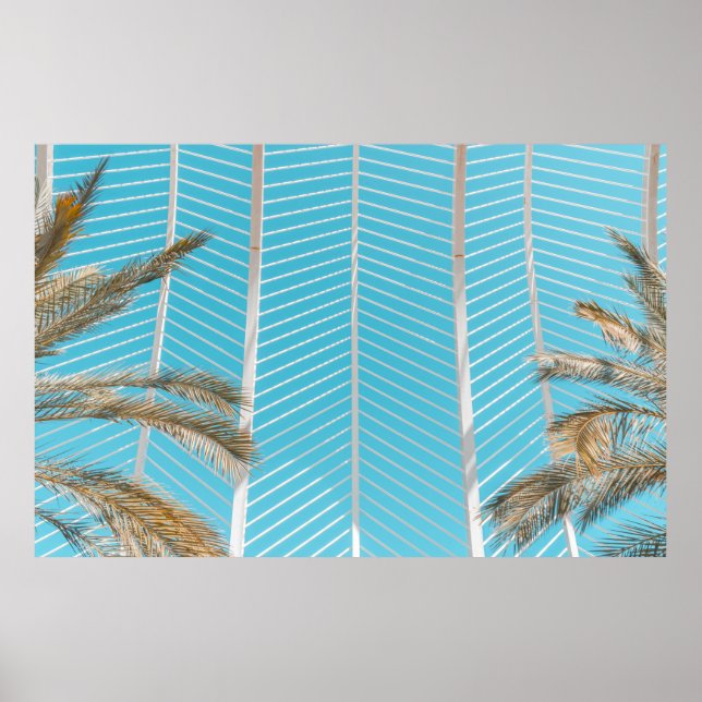 Póster White concrete structure in the morning photo (Frente)