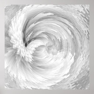 Póster White Feathers Angel Wings Resumen victoriano