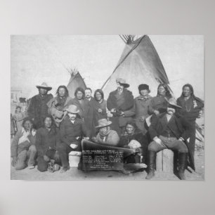 Póster White Men (including Buffalo Bill) and Lakota 2