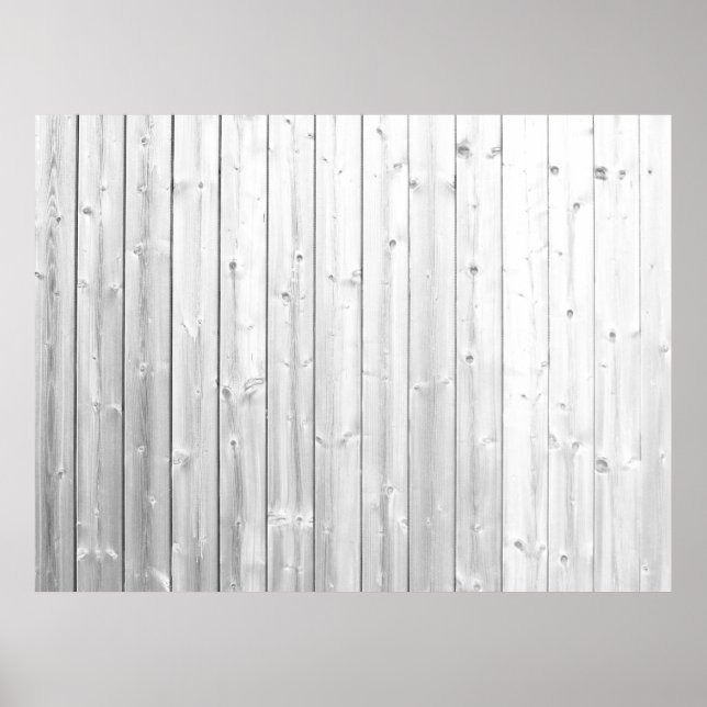 Póster White texture wood surface (Frente)