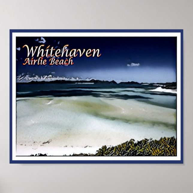 Póster Whitehaven - Airlie Beach - Australia - Poster (Frente)
