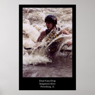 Póster Whitewater Kayaking