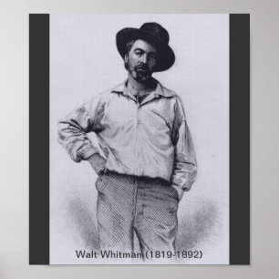 Póster Whitman cuando jóvenes
