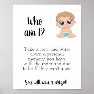 Póster Who am I? Baby Boy
