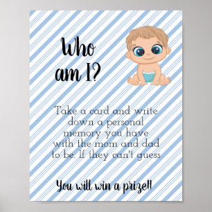 Póster Who am I? Baby Boy