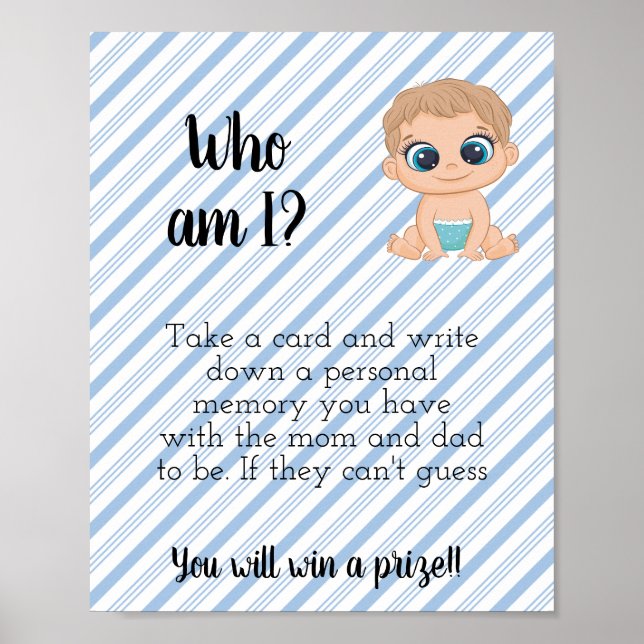 Póster Who am I? Baby Boy (Frente)
