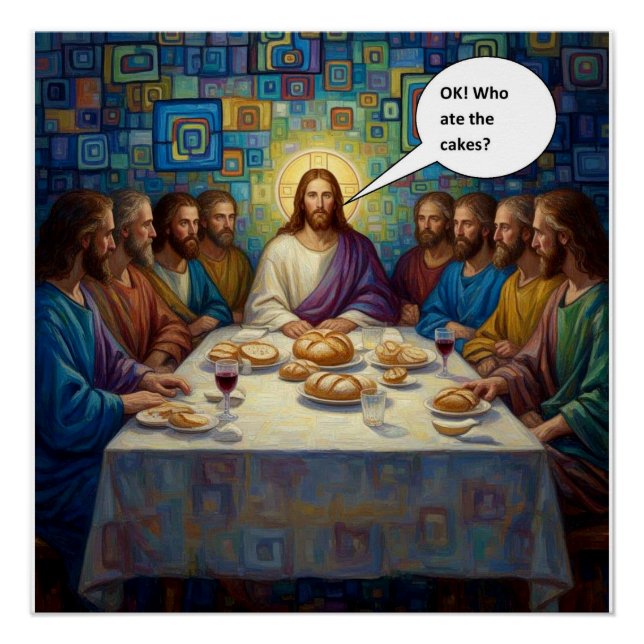 Póster Who ate the cakes (Anverso)