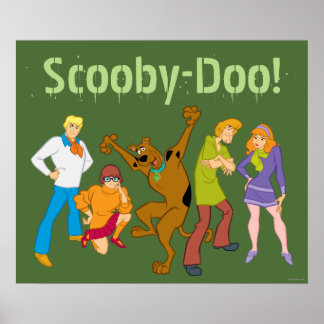 Póster Whole Gang 16 Mystery Inc