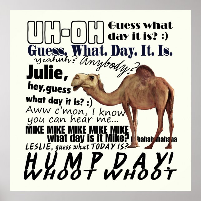 Póster ¡Whoot Whoot! Día del Hump (Frente)