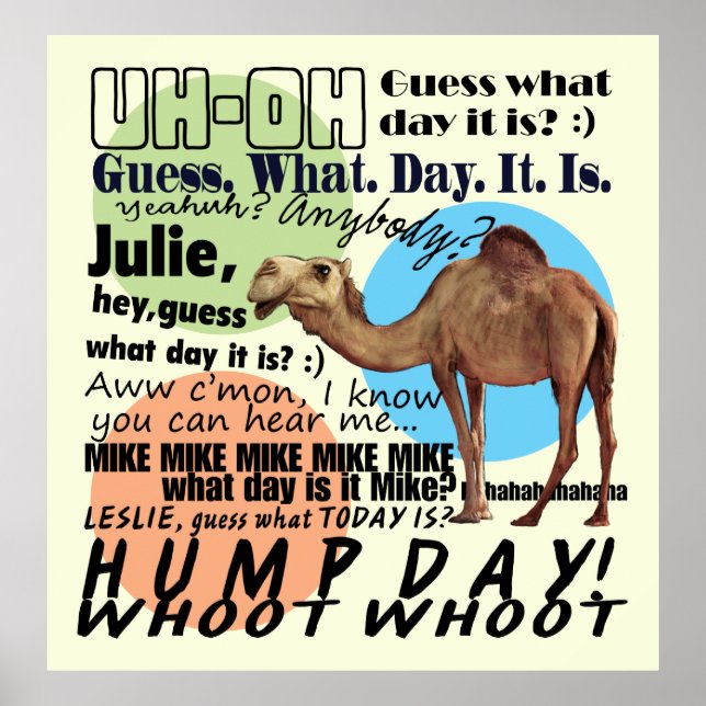 Póster ¡Whoot Whoot! Día del Hump (Frente)
