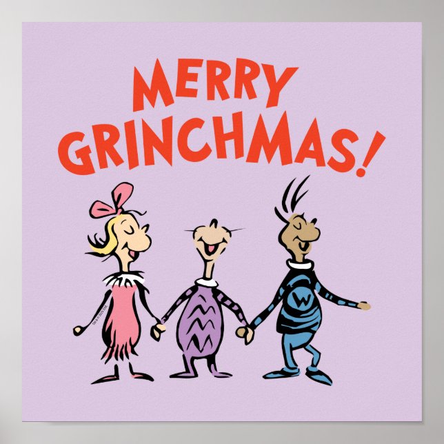 Póster Whos Holding Hands Merry Grinchmas (Frente)