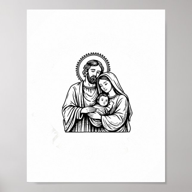 Póster Whose God White Baby Is This Funny Christmas  (Frente)