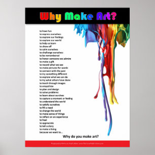 Póster Why Make Art?