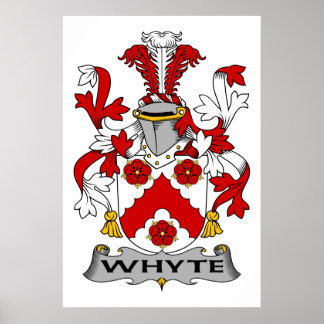 Póster Whyte Family Crest
