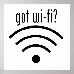 Póster ¿Wi-Fi conseguido?