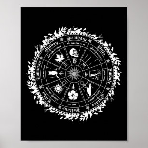 Póster Wicca Feliz Ostara