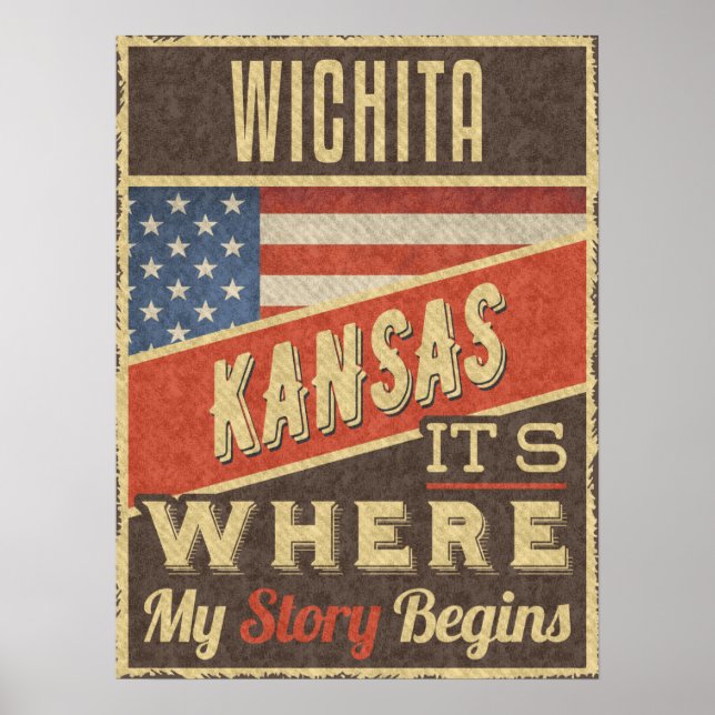 Póster Wichita Kansas (Frente)