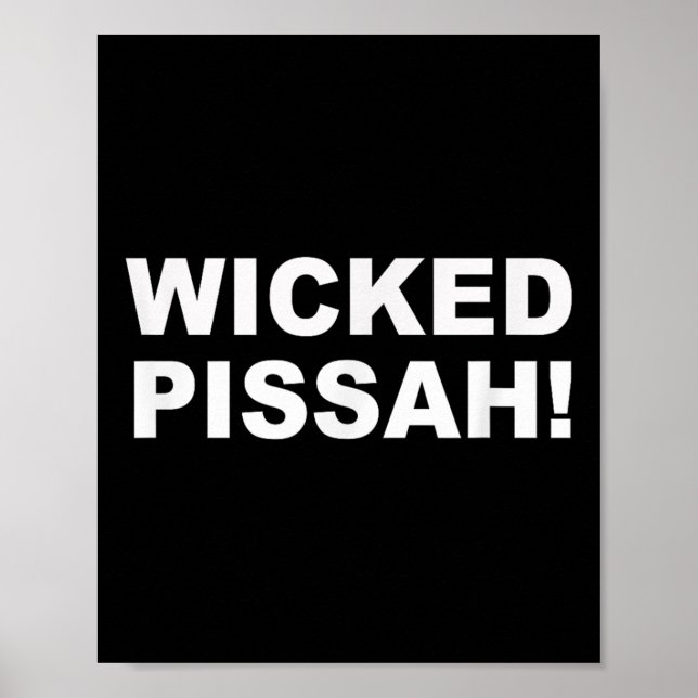 Póster Wicked Ah! Funny Awesome Er New England  (Frente)