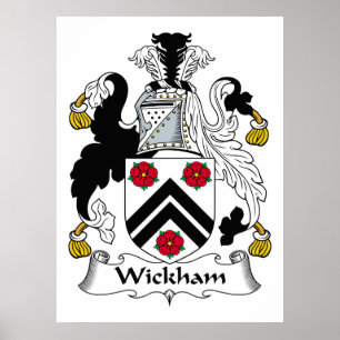 Póster Wickham Family Crest