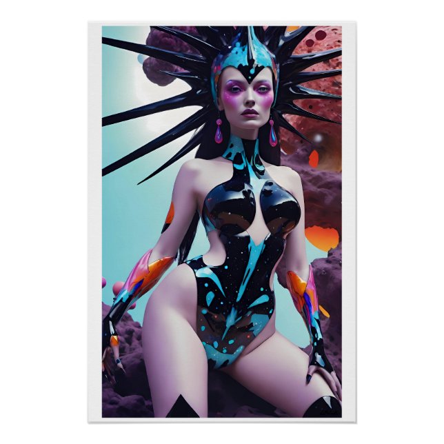 Póster Widow Queen of the Scrum Run (Anverso)