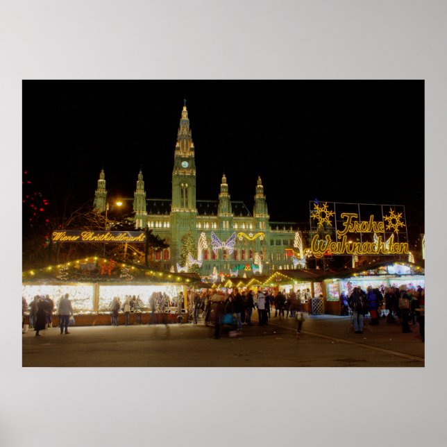 Póster Wiener Christkindlmarkt (Frente)