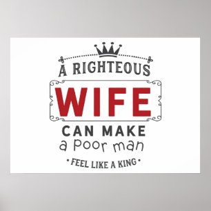 Póster Wife Art A Righteous Wife