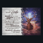 Póster Wife Art To My Wife Braver Loved<br><div class="desc">Wife Art To My Wife Braver Loved</div>
