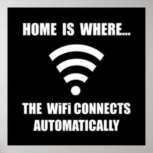 Póster WiFi casero