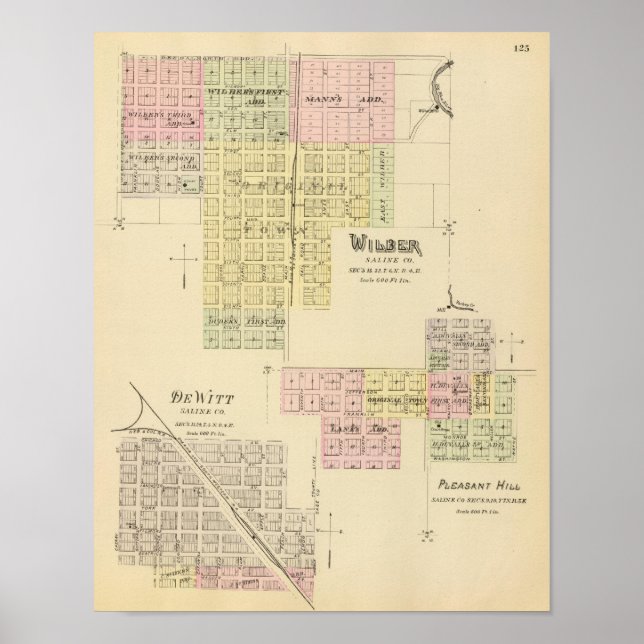 Póster Wilber, Nebraska (Frente)