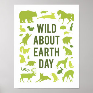 Póster Wild About Earth Day Poster