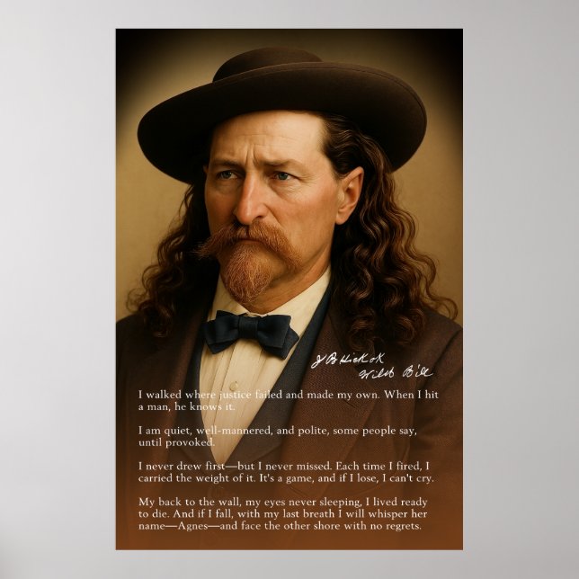 Póster Wild Bill Hickok - El hombre detrás de la leyenda (Frente)