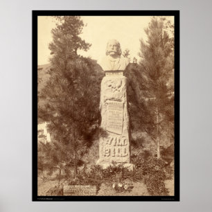 Póster Wild Bill Hickok Monument SD 1891