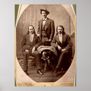 Póster Wild Bill Hickok - Texas Jack - Búfalo Bill