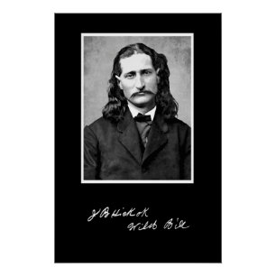 Póster 'Wild Bill' James Butler Hickok en su primer minis