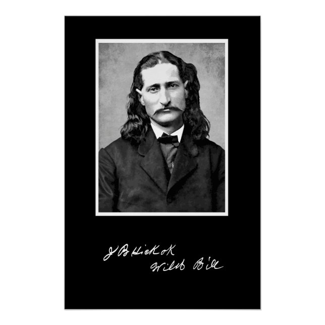 Póster 'Wild Bill' James Butler Hickok en su primer minis (Anverso)