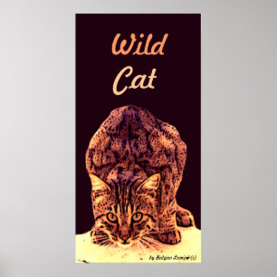 PÓSTER WILD CAT KITTEN