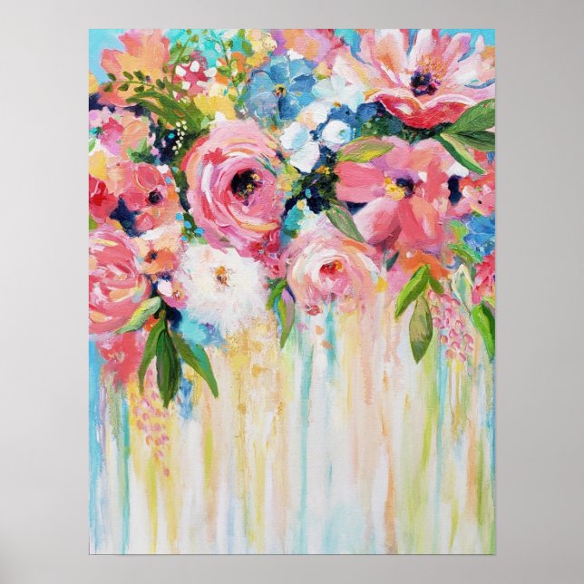 Póster Wild Flowers Print, Fine Art Poster Paper (Matte) (Frente)