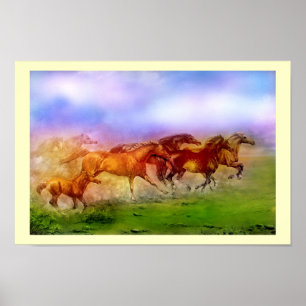 PÓSTER WILD HORSES