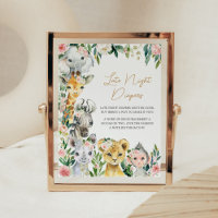 Wild One Floral Safari Tarde Noche