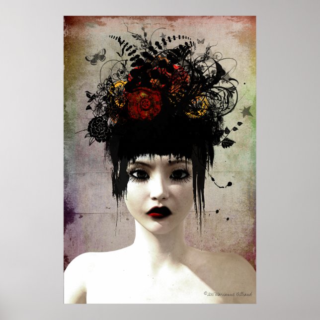 Póster Wild Thoughts Surreal Gothic Art Poster (Frente)