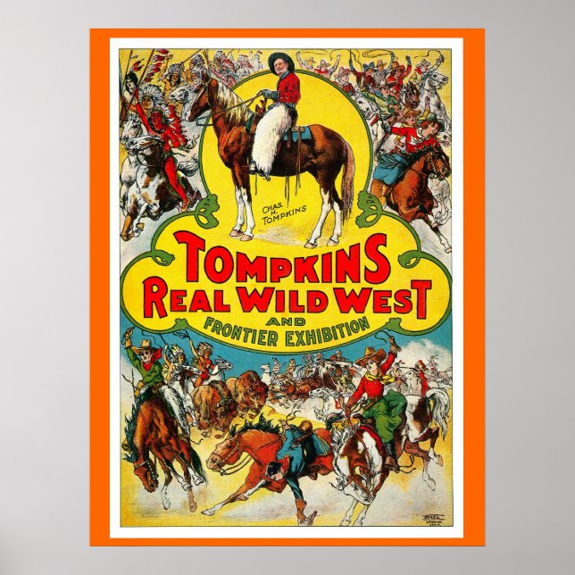 Póster WILD WEST de Tompkins - Poster (Frente)
