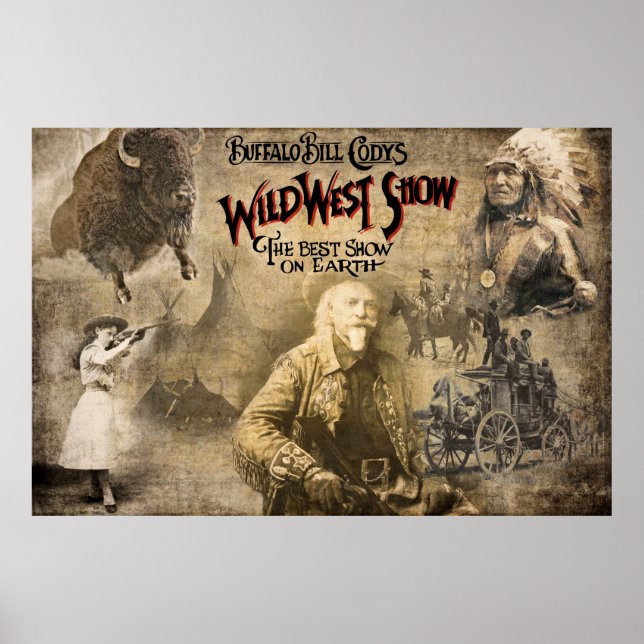 Póster WILD WEST of BUFFALO BILL CODY (Frente)