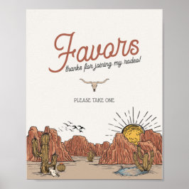 Póster Wild West Rodeo favorece el signo fiesta