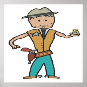 Póster Wild West Sheriff