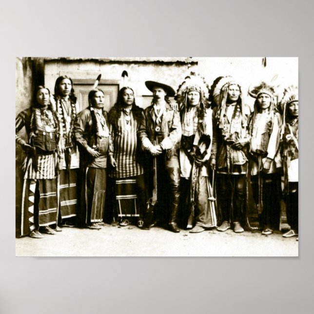 Póster Wild West Show de Buffalo Bill (Frente)